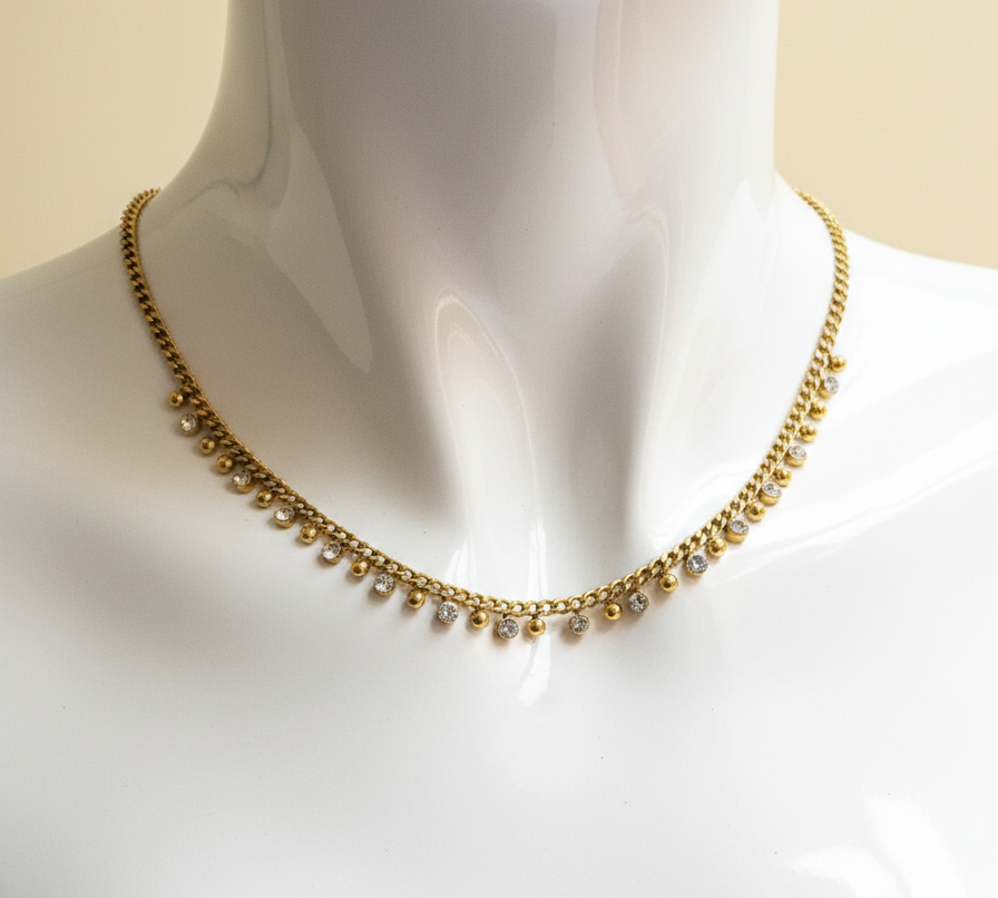Anti-Tarnish Gold Plated Chain for Women